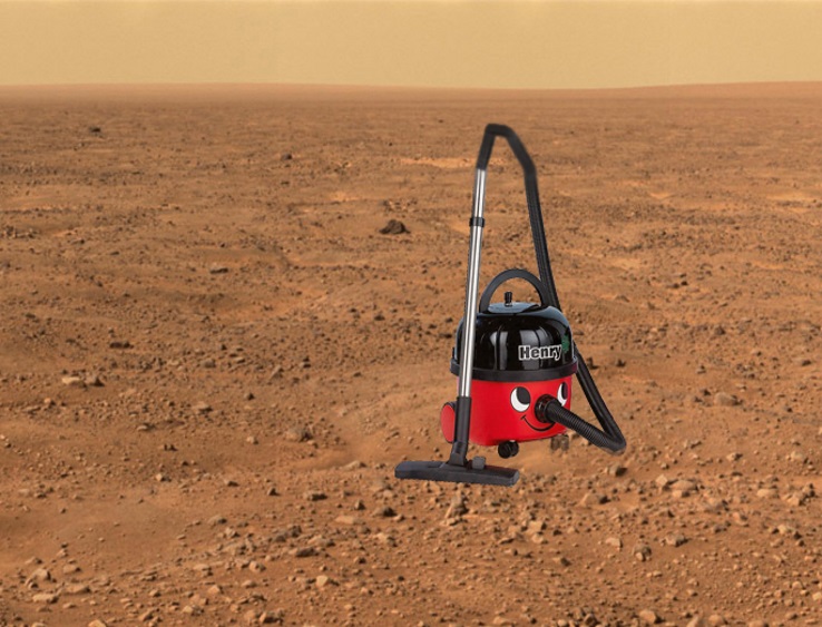 Numatic-Henry-Canister-Vacuum-On-Mars